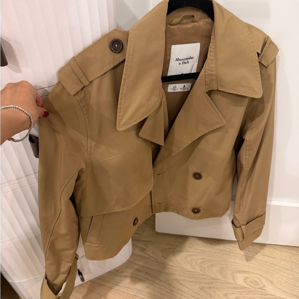 Abercrombie & Fitch Camel Trench Coat